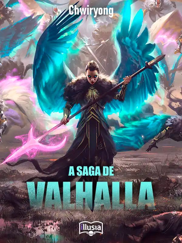 Capa da novel A Saga de Valhalla