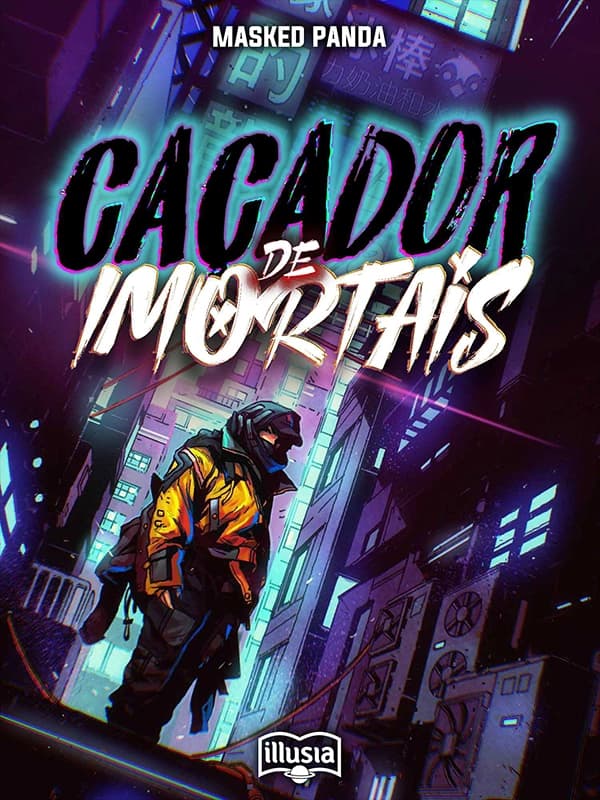 Capa da novel Caçador de Imortais