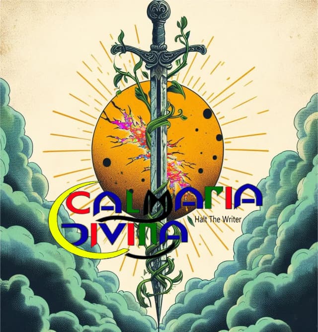 Capa da novel Calmaria Divina