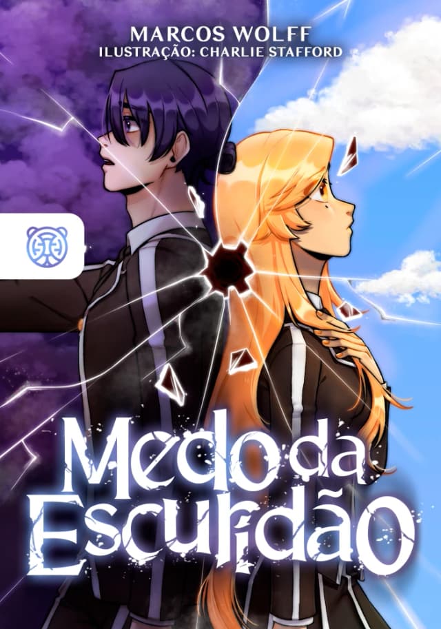 Capa da novel Medo da Escuridão