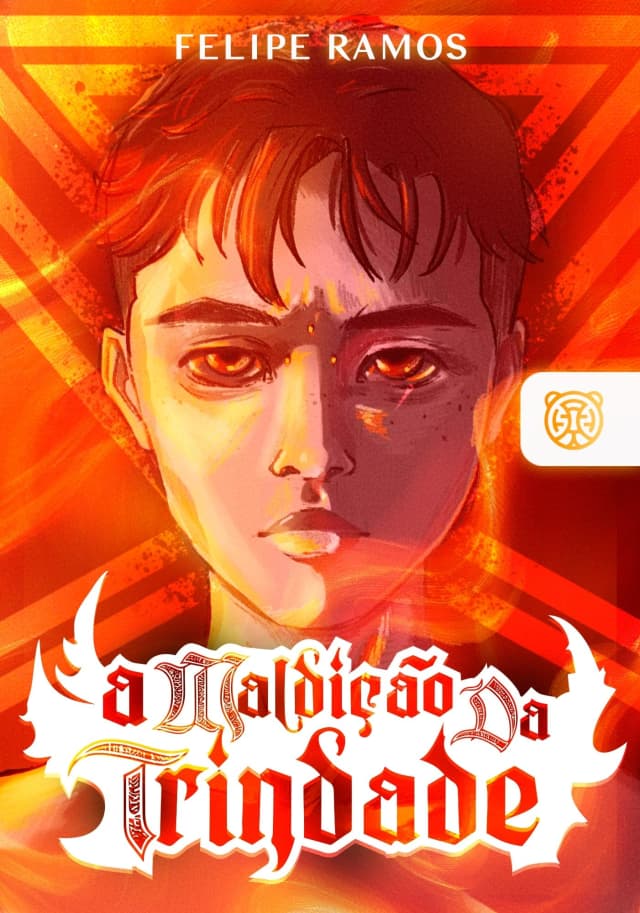 Capa da novel  A Maldição da Trindade