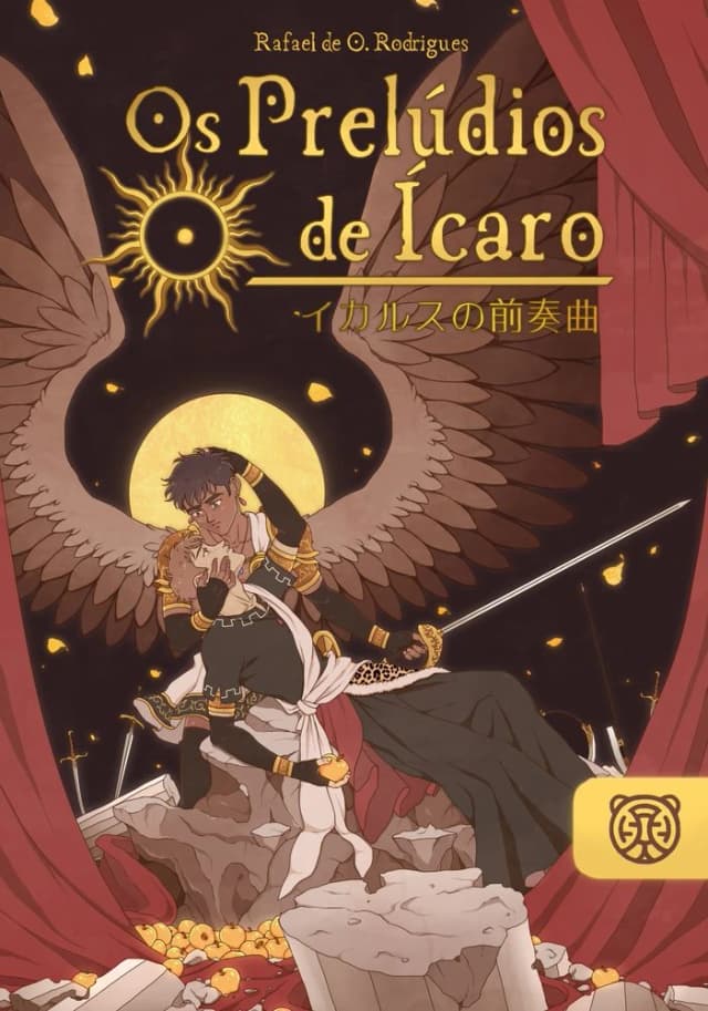Capa da novel Os Prelúdios de Ícaro