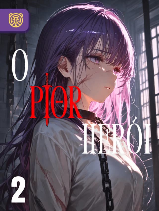 Capa da novel O Pior Herói
