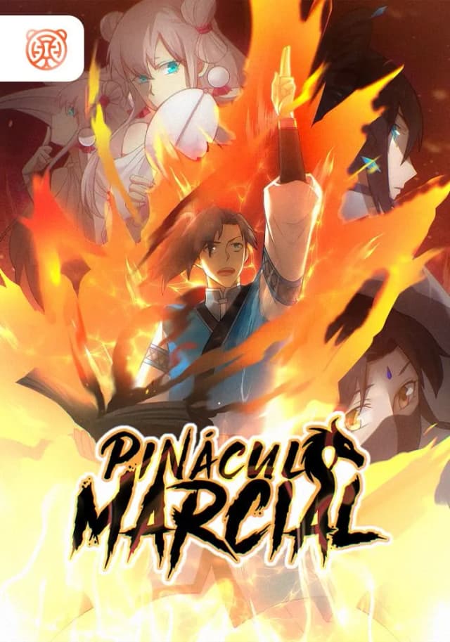Capa da novel Pináculo Marcial