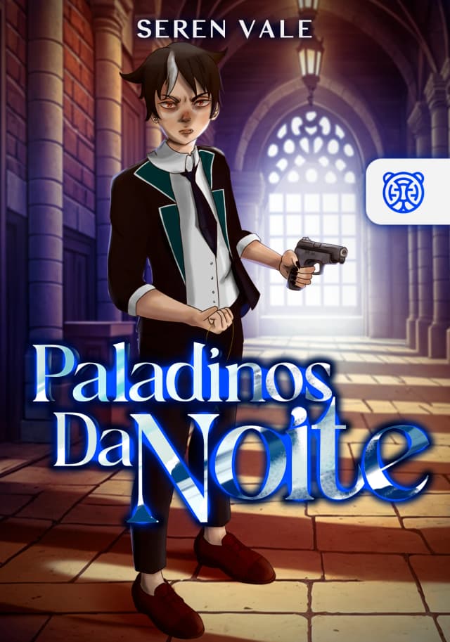 Capa da novel Paladinos da Noite