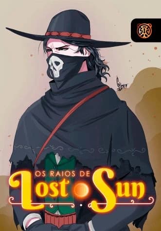 Capa da novel Os Raios de Lost Sun