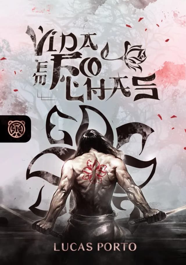 Capa da novel Vida em Folhas