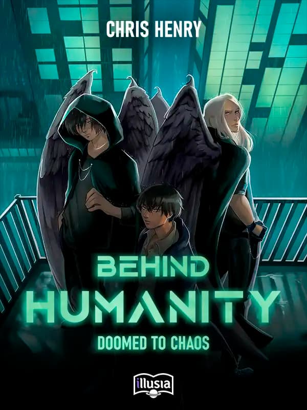 Capa de Behind Humanity, Vol. 01 – Condenados ao Caos