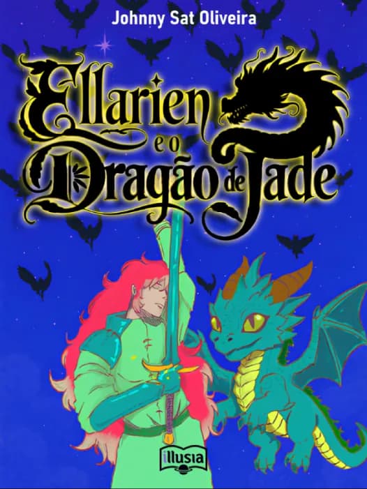 Capa de Ellarien e o Dragão de Jade