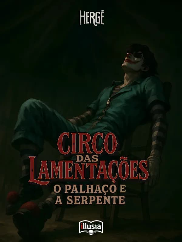 Capa de Circo das Lamentações – O Palhaço e a Serpente