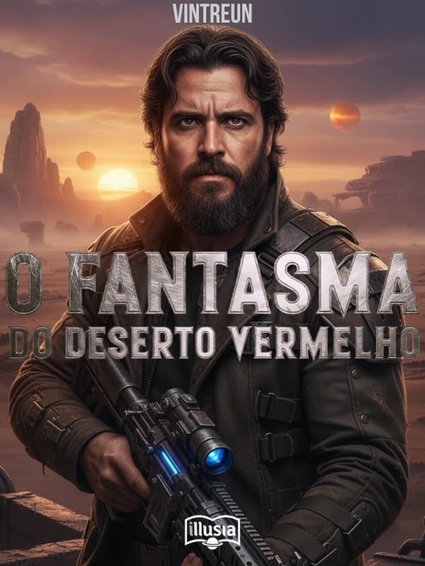 Capa de O Fantasma do Deserto Vermelho