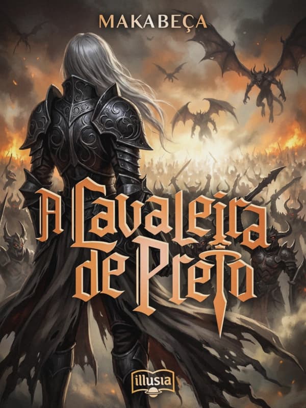 Capa de A Cavaleira de Preto