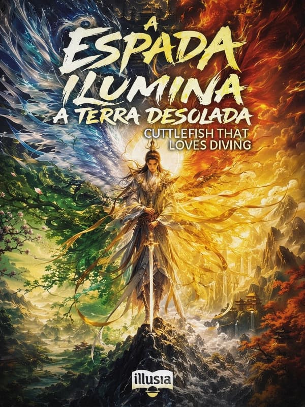 Capa de A Espada Ilumina a Terra Desolada