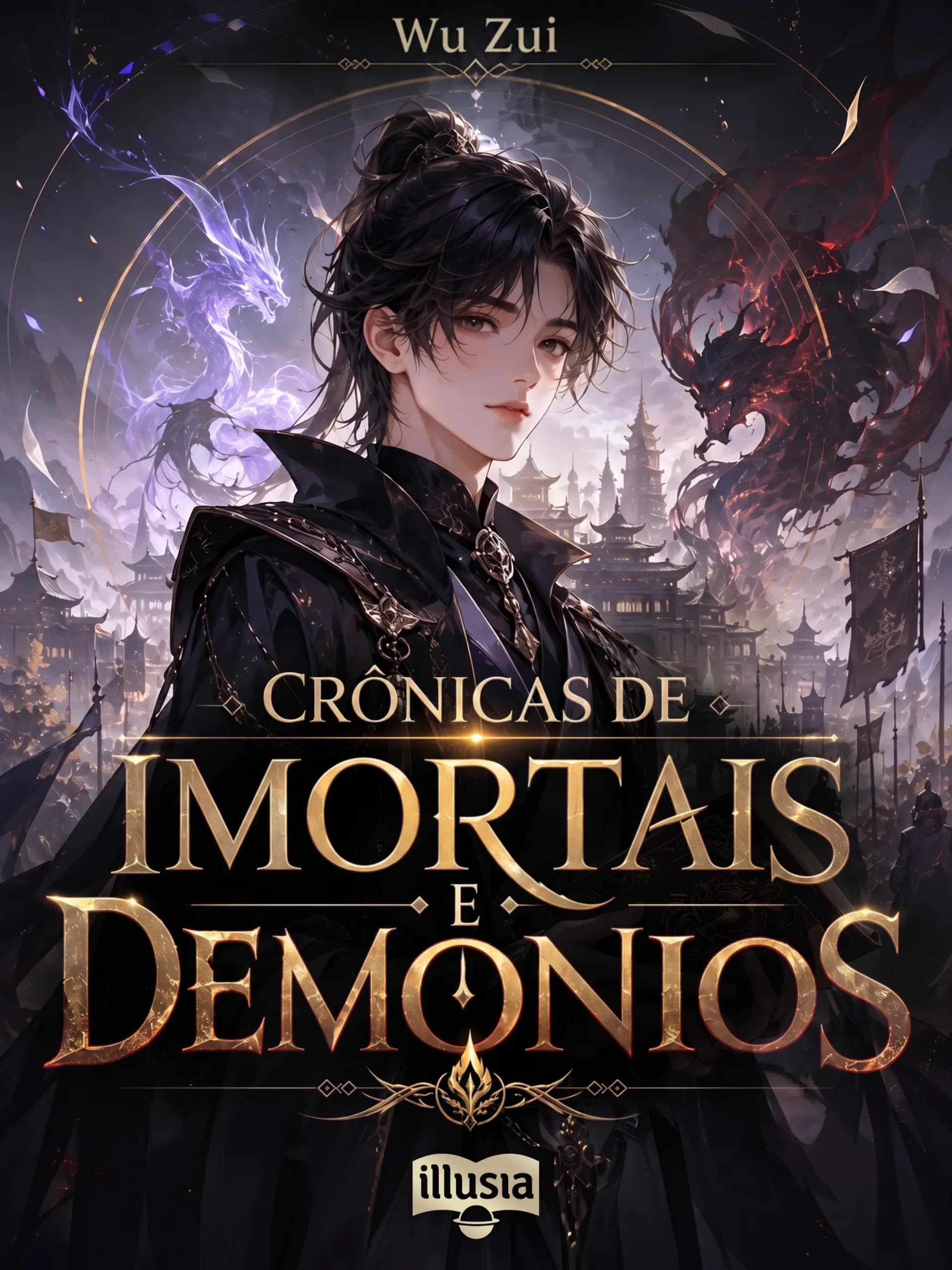 Capa de Crônicas de Imortais e Demônios