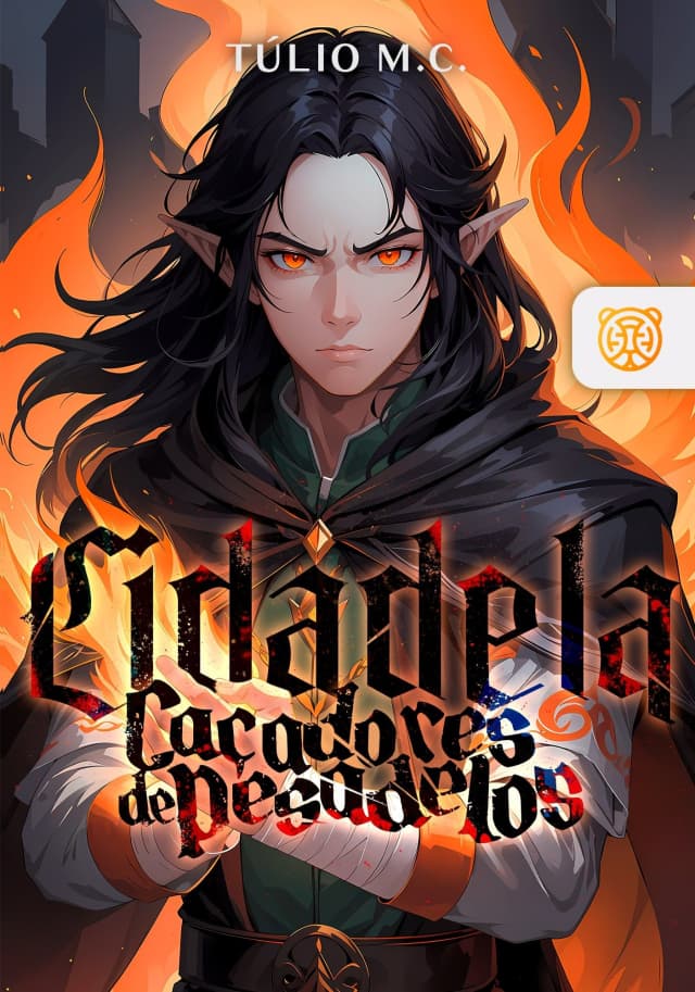 Capa da novel Cidadela: Caçadores de Pesadelos