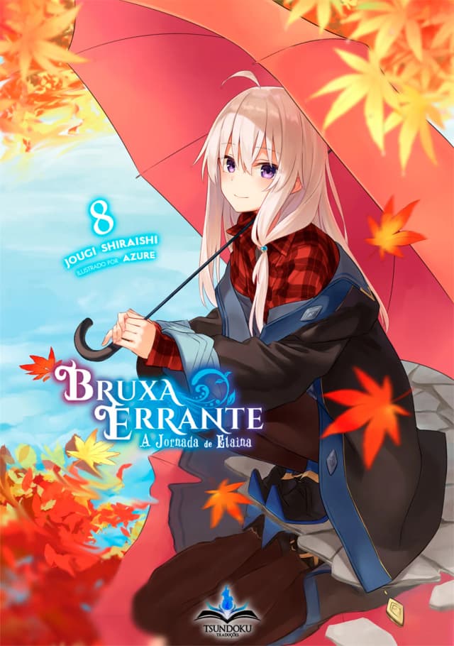 Capa da novel Bruxa Errante, a Jornada de Elaina