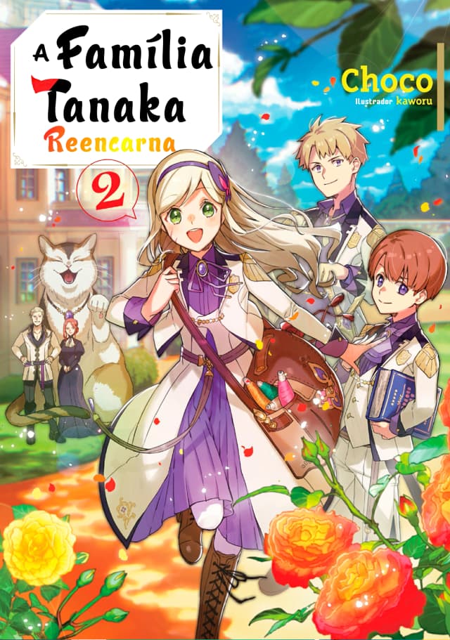 Capa da novel A Família Tanaka Reencarna