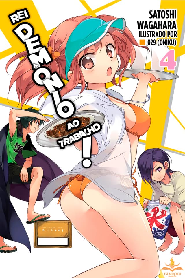 Capa da novel Rei Demônio ao Trabalho