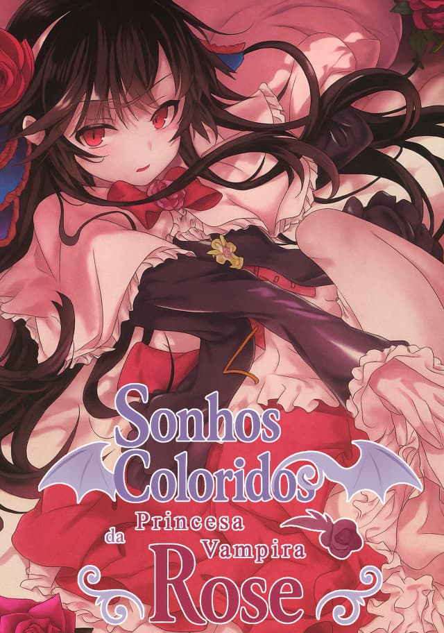 Capa da novel Sonhos Coloridos da Princesa Vampira Rose