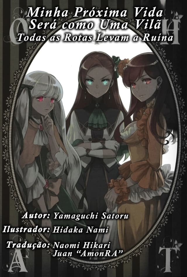 Capa da novel Eu Reencarnei em um Jogo Otome Como uma Vilã com Apenas Bandeiras de Destruição (WN)