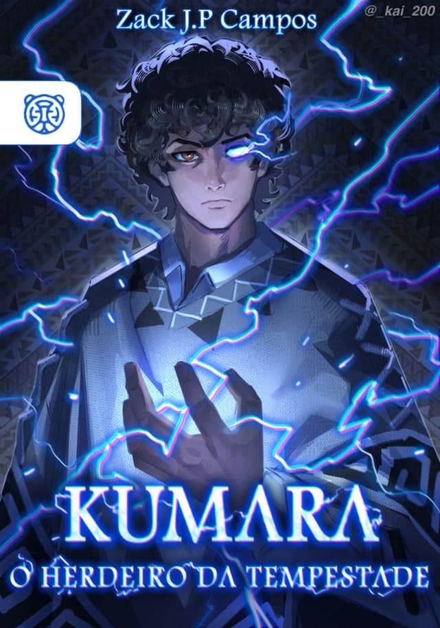 Capa da novel Kumara: O Herdeiro da Tempestade