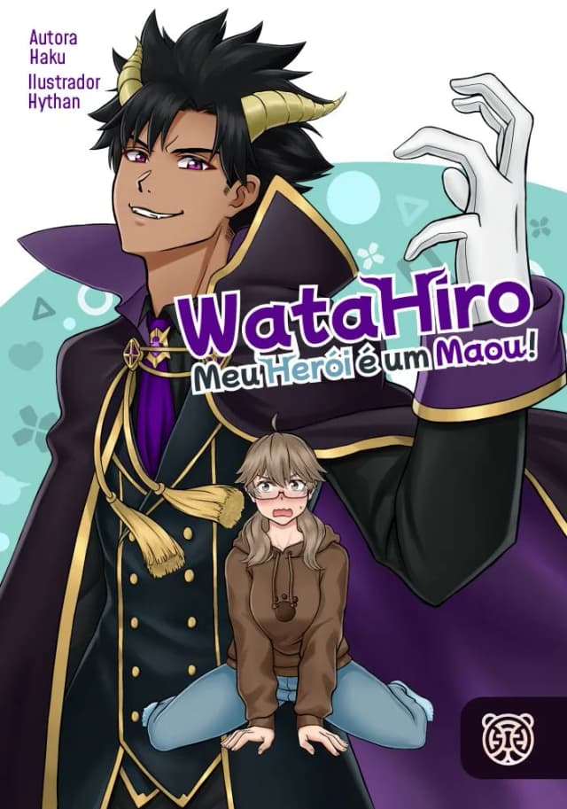 Capa da novel  Watahiro: Meu Herói é um Maou