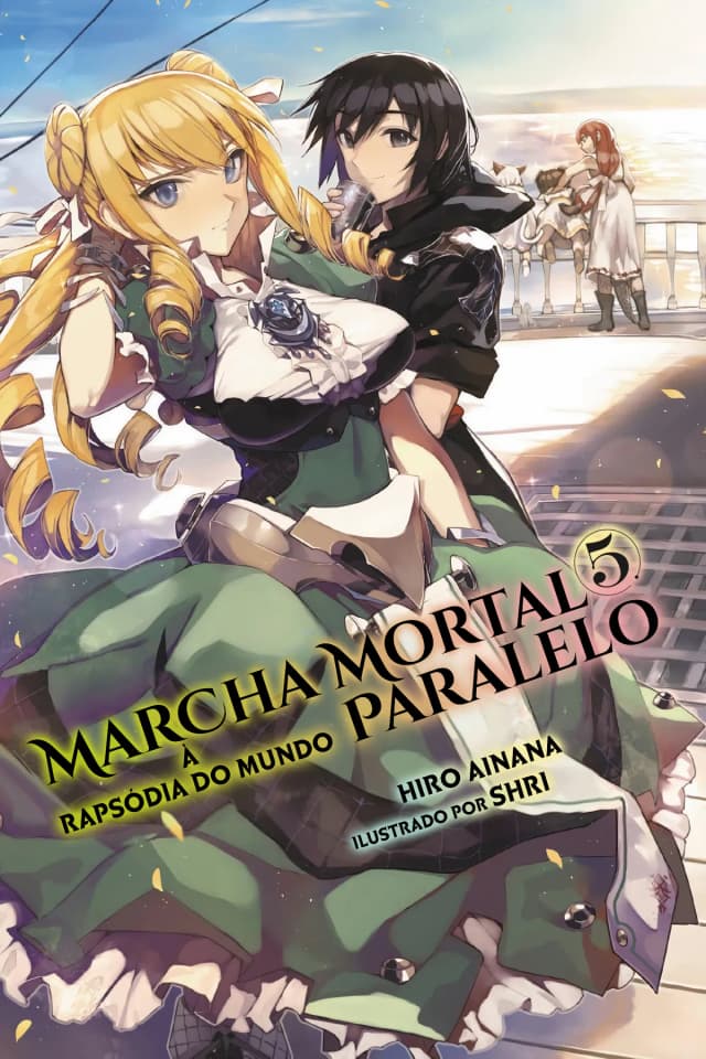 Capa da novel Marcha Mortal à Rapsódia do Mundo Paralelo