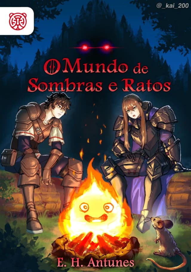 Capa da novel O Mundo de Sombras e Ratos