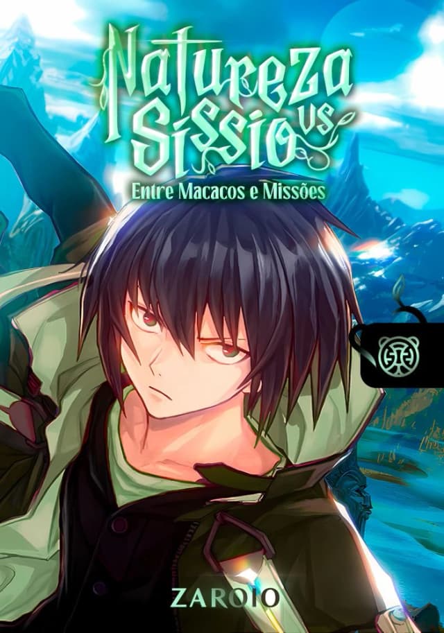 Capa da novel Natureza VS Síssio: Entre Macacos e Missões