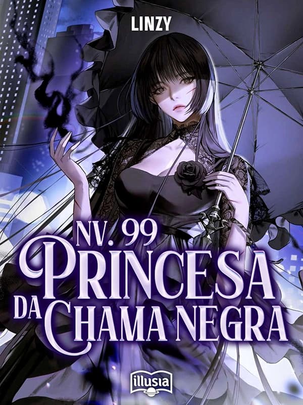 Capa da novel Nv. 99 Princesa da Chama Negra