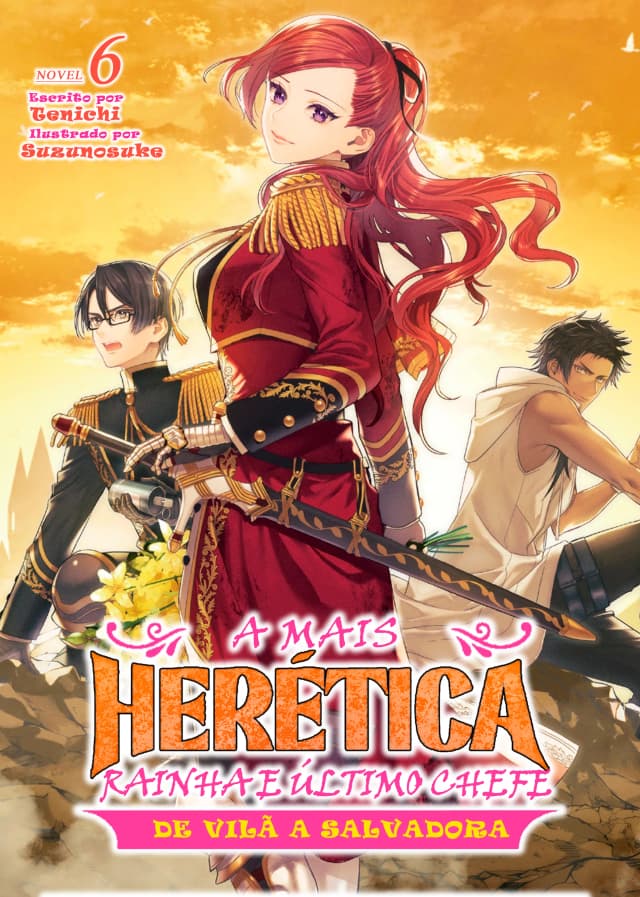 Capa da novel A Mais Herética Rainha e Último Chefe: De Vilã a Salvadora