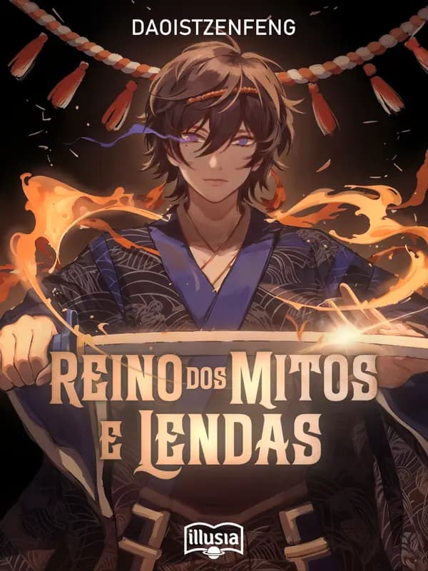 Capa da novel Reino dos Mitos e Lendas