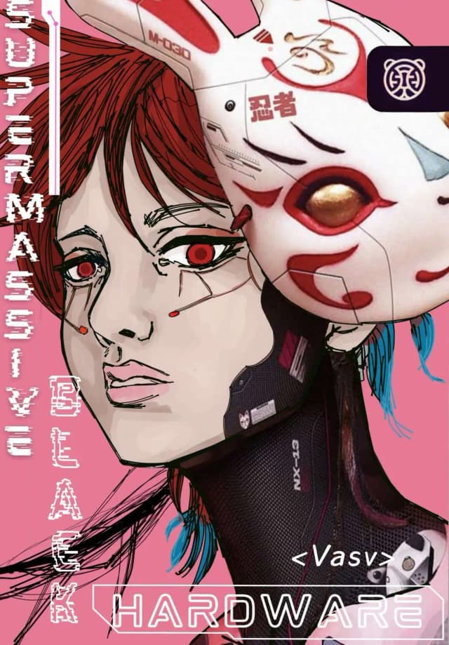 Capa da novel Supermassive Black Hardware