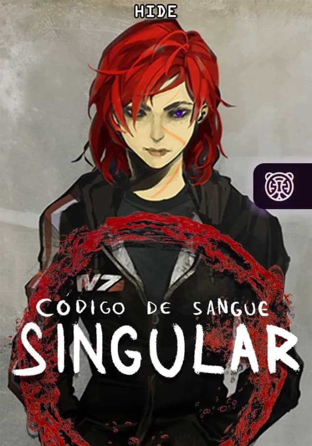Capa da novel Singular: Código de Sangue