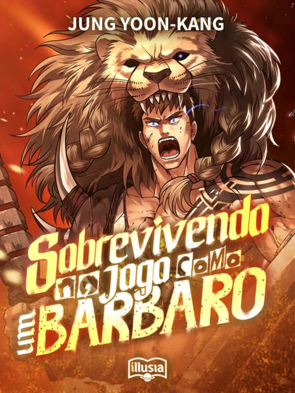 Capa da novel Sobrevivendo no Jogo como um Bárbaro