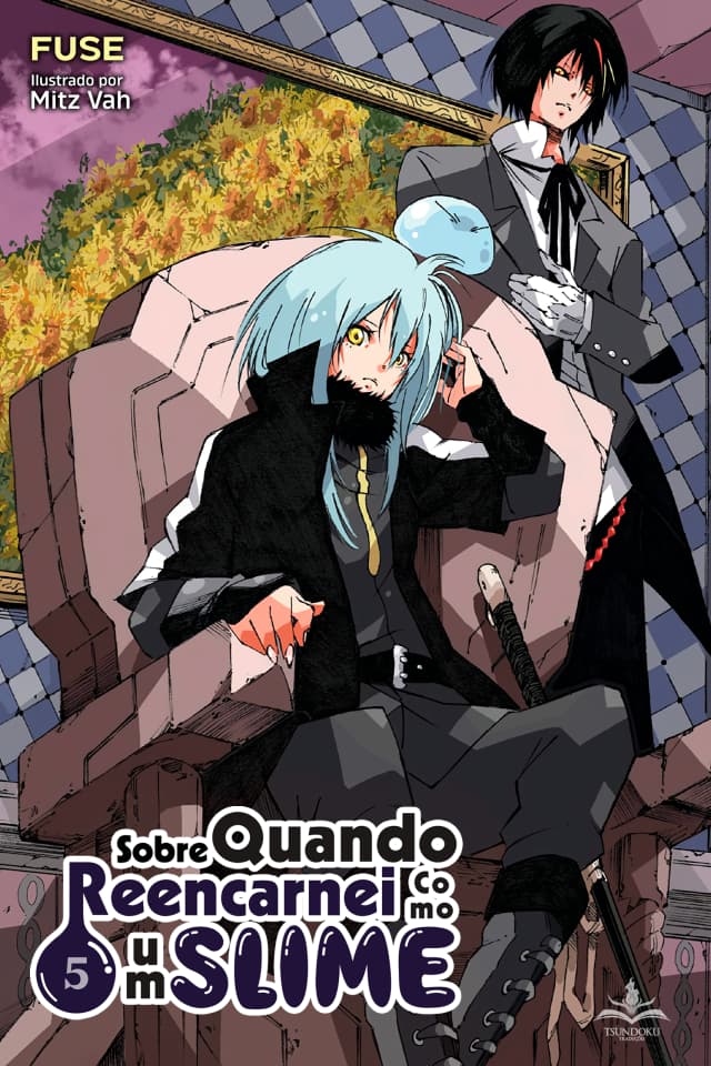 Capa da novel Sobre Quando Reencarnei Como um Slime